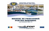 MANUAL DE PROCEDURĂ - madr.ro · Programul Operaţional pentru Pescuit 2007 - 2013 Naţionale, cu modificările şi completările ulterioare). Proces-verbal de predare-primire a