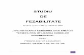 STUDIU DE FEZABILITATE - primarie6.ro · 1 studiu de fezabilitate realizat conform hg nr. 28/09.01.2008 „eficientizarea consumului de energie termica prin utilizarea surselor regenerative”
