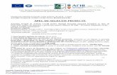 APEL DE SELECȚIE PROIECTE - galbazinuldornelor.rogalbazinuldornelor.ro/wp-content/uploads/2018/12/ANUNT-DETALIAT-MASUR…Memoriu Justificativ - pentru proiecte fara C+M 2. Certificat