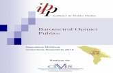 Studiul opiniei publice - ipp.mdipp.md/old/public/files/Barometru/Brosura_BOP_11.2014_prima_parte-r.pdf · popularitatea și notorietatea principalelor partide și personalități