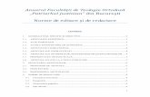 Anuarul Facultăţii de Teologie Ortodoxă „Patriarhul ...ftoub.ro/dmdocuments/Norme_Anuar_final_22.07.2011.pdf · Absolut toate articolele propuse spre publicare (inclusiv lucrările