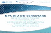 STUDIU DE CERCETARE - discus.idsi.mddiscus.idsi.md/sites/default/files/studiu_cercetare_DISCUS_complet_RO.pdf · Platforma este împărţită pe categorii de servicii pentru: DISCUS