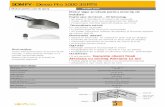 SOMFY - Dexxo Pro 1000 3S RTS · Forta de tractiune 600 N. SOMFY - Tabel selectie Dexxo Motoare pentru u și de garaj Dexxo Compact RTS Dexxo Optimo RTS Dexxo Pro 800 3S RTS Dexxo