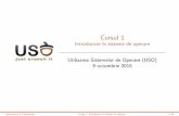 Cursul 1 - Introducere în sisteme de operareswarm.cs.pub.ro/~george/uso/res/cursuri/curs-01.pdf · Linux I proiecte de comunitate I nucleul/kernel-ul Linux (init, iat de Linus Torvalds)