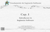 Introducere în Inginerie Software - staff.cs.upt.rostaff.cs.upt.ro/~dan/curs/fis/Cap1_InginerieSoftware.pdf · Inginerie Software. FIS – conf.dr.ing. Dan Pescaru 5 Dezvoltare Sistemelor