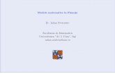 Facultatea de Matematic a Universitatea Al. I. Cuza, Ia˘siSMPF/ModeleFinante.pdf · Modele matematice ^ n Finant˘e Dr. Iulian Stoleriu Facultatea de Matematic a Universitatea "Al.