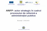 procesului de reformă a - anfp.gov.ro Niculescu CMPOCA 24.06 final.pdf · •2 propuneri/metodologii vizând managementul intern al resurselor umane •o mini-strategie/ procedură