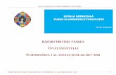 RAPORT PRIVIND STAREA - tvladimirescutgv.ro FINAL SEM I 17-18.pdf · funcţia de comunicare, ca proces intenţionat de transfer de informaţie şi înţelesuri între echipa managerială