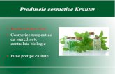 Produsele cosmetice Krauter - unika.ucoz.com · Sampon cu musetel BIO Krauter 500 ml Samponul are o tripla actiune: intareste radacina firului de par,curata delicat si protjeaza parul