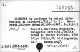  · CUIEGßR2 de problene de calcul diferenÿia Editia a a-a. integral. Vole 1— Bucure§ti, Editura tehnieä, 1967-- vol. 9279- 921-8 vole 10 Not itmi introductive s Siruri de numer