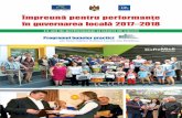 Împreună pentru performanţe în guvernarea locală 2017–2018 Bunelor practici_2019 site.pdf · participarea la dezvoltarea conceptului programelor de instruire dedicate reprezentan-ţilor