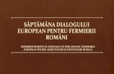 SĂPTĂMÂNA DIALOGULUI EUROPEAN PENTRU FERMIERII ROMÂNI · rolul COREPER - articolul 240 alineatul (1) din Tratatul privind funcționarea UE, informații statistice despre triloguri