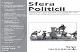 Dan Pavel PUTEREA EXECUTIVĂ Politiciirevistasferapoliticii.ro/sfera/pdf/Sfera_139.pdf · Puterea executivă din România nu s-a bucurat de atenţia cuvenită din partea specialiştilor