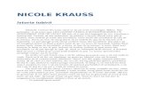 Nicole Krauss - 101books.ru · operat la ficat, a făcut temperatură de peste 40 de grade şi a murit, aşa că am preluat eu afacerea. I-am trimis jumătate din câştiguri văduvei