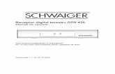 Receptor digital terestru DTR 420 Manual de utilizaremanual.schwaiger.de/manuals/dtr420_manual_080214_ro.pdf · expuneţi receptorul nici ploii, nici altui tip de umiditate. • Niciodată