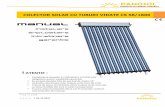 MANUAL - solartermic.ro colector v7.2017.pdf · Este recomandat montajul cadrului colectorului solar la sol si ridicarea ulterioara pe acoperis. Pentru ridicarea colectorul şi altor