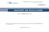 RAPORT DE EVALUARE - comnord.ro de Evaluare COMNORD.pdf · Evaluarea expusă în prezentul raport a fost realizată de către SC DARIAN DRS SA 2, și nu s-a primit asistență semnificativă