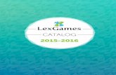 colaborăm cu companii de renume - lexgames.rolexgames.ro/data/_editor/catalog Lex Hobby Store 2015-2016 web.pdf · - Iepurele aleargă foarte repede. - Broasca Țestoasă merge încet