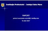 RAPORT - sm.prefectura.mai.gov.ro · martie 1945 – 22 decembrie 1989: În anul 2017 au fost înregistrate un numărde 23 dosare soluţionate prin dispoziţiile primarilor, având