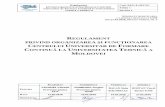 REGULAMENT PRIVIND ORGANIZAREA ȘI FUNCŢIONAREA ... - … · privind organizarea și funcţionarea Centrului Universitar de Formare Continuă la Universitatea Tehnică a Moldovei