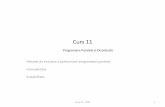 Curs 11 - cs.ubbcluj.rovniculescu/didactic/PPD/C11.pdf · Curs 11 Programare Paralela si Distribuita Metode de evaluare a performatei programelor paralele Granularitate Scalabilitate