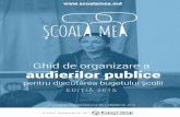 BLICĂ? CUM ORGANIZĂM O AUDIERE PUBLICĂ?scoalamea.md/wp-content/uploads/Ghid-audieri-publice-2015-ro.pdf · Moldova formează bază constituțională pentru practica audierilor