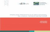 ANALIZA PROCESULUI DECIZIONAL - openpolitics.ro · ANALIZA PROCESULUI DECIZIONAL ÎN CAZUL ROŞIA MONTANĂ cercetare întreprinsă între 1 iulie 2014 și 31 decembrie 2014 de MRC