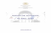 RAPORT DE ACTIVITATE PE ANUL 2015 - old.mpublic.roold.mpublic.ro/presa/2016/raport_activitate_2015.pdf · din cadrul Parchetul de pe lângă Înalta Curte de Casaţie şi Justiţie,