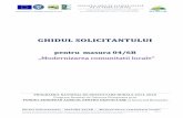 GHIDUL SOLICITANTULUI - galdelavedealaoltet.ro · Ghidul solicitantului este un material de informare tehnica a potentialilor beneficiari ai Fondului European Agricol pentru Dezvoltare