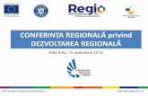 CONFERINȚA REGIONALĂ privind DEZVOLTAREA REGIONALĂregio-adrcentru.ro/wp-content/uploads/2018/11/Prezentare_ADR-Centru_20... · Înființat în 13 octombrie 1998 la Sfântu Gheorghe