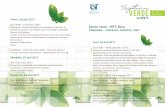 Vineri, 26 mai 2017 - verde.uvt.ro · Prezentare generală Săptămâna Verde în UVT 2017 Mădălin Bunoiu, Daniel Lucheș & Corina Ilin Dezbatere: Care este perspectiva specializării