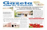 Gazeta - comunapaulesti.ro 44.pdf · Unitãþile de învãþãmânt de pe raza comunei au intrat într-un amplu proces de modernizare ºi reabilitare, totul pentru ca la debutul noului