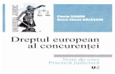 Dreptul european al concurentei - cdn4.libris.ro european al concurentei... · Florin SAIIDU Anca-Elena nAr,AgoIU DREPTUT EUROPEAN At CONCURENTEI Note de curs. Practici judiciarl