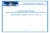 PROGRAMUL DE DEZVOLTARE STRATEGICA - cancelaria.gov.md · aprobat . prin ordinul serviciului vamal nr. 46 din 07.02.2012. serviciul vamal . al republicii moldova. programul . de dezvoltare