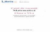 Caiet de vacanta - Matematica - Clasa 6 - Maria Zaharia de vacanta - Matematica...¢  J0111d111nu1 :nlduoxo
