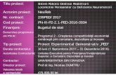 Acronim proiect: NeuRob 239PED/2017 - mecanica.ucv.romecanica.ucv.ro/Cercetare/Site_NeuRob/Date identificare grant.pdf · Locomotiei Persoanelor cu Deficiente Neuromotorii Acronim