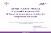 Practica Republicii Moldova în contextul implementării 2018 pdf/11OSIM... · practica AGEPI de aplicare a Legii nr.38/2008, a altor acte normative în procedura de examinare a semnelor