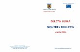 BULETIN LUNAR MONTHLY BULLETIN · Concurentei ºi domnul Petko Nikolov, preºedintele Comisiei de Protecþie a Concurenþei din Bulgaria. Obiectivele Memorandum-ului de colaborare