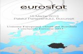de Asociaţia Europuls. - 2013.eurosfat.ro2013.eurosfat.ro/images/raport-concluziile-eurosfat-2013.pdf · -România trebuie să intre în circuitul european al indicațiilor geografice