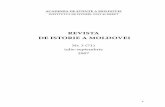 revistA de istorie A moldovei - ibn.idsi.md · revistA de istorie A moldovei publicaţie Ştiinţifică nr. 3 (71), 2007 FondAtor: Institutul de Istorie, Stat şi Drept al Academiei
