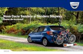 Noua Dacia Sandero şi Sandero Stepway - daciacluj.ro · 77 11 238 225 (38 S - Sandero) 77 11 238 226 (38 M - Sandero Stepway) Zale cu 9 mm diametru interior. Comercializate în pereche.