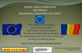 Smart Cities Conference 4th Edition Bucharest, December 8 ... · Gildo Seisdedos Dominguez . Gildo Seisdedos Dominguez, (May 14, 1967), is a Spanish economist and lawyer specialized