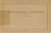 Diaconul Coresi - mek.oszk.hu · Coresi etc. Prefaţa la reproducerea în facsimile a Apostolului din 1563, re produsă şi în „Almanahul graficei române11 din 1930, sub titlul: