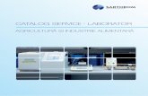 CATALOG SERVICII - LABORATOR · Toate umidometrele pentru cereale și aparatele de analize multiparametri pot fi pregătite de firma Sartorom pentru verificarea metrologică printr-o