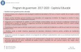Program de guvernare 2017-2020 - Capitolul Educa DE GUVERNARE 2017-2020.pdf · Program de guvernare 2017-2020 - Capitolul Educație 1. Pachetul social garantat pentru educație •Implementarea