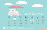 calendar 2018 - educatie.inmures.ro · Ziua Mondialä a Scriitorilor O Ziua Internationalä a Femeii Ziua Mondialä a Sänätäþii Orale Ziua Internationalä a Fericirii Ziua Mondialä