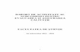RAPORT DE ACTIVITATE AL SUBCOMISIEI PENTRU EVALUAREA …stiinte.ulbsibiu.ro/administrativ/pdf/raport subcomisii 2015-2016.pdf · Chestionarele au răspunsuri complete referitoare