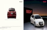 Astazi Honda Insight, maine FCX Clarity, masina noastra pe ...honda.radacini.ro/wp-content/uploads/2014/10/insight2.pdf · Inspirându-se de la Honda FCX Clarity, grila frontală