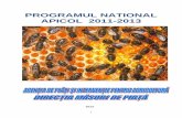 PROGRAMUL NATIONAL APICOL 2011-2013 - apia.org.ro€“_2013.pdf · • ORDIN nr. 112 / 2010 • Ordinul nr.16 ... apicultor, aprobat şi urmărit de reprezentanţii formei asociative;