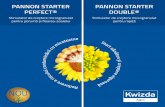 PANNON STARTER PERFECT® DOUBLE® - kwizda-agro.ro · culturii premergătoare, reducând riscul de infestare cu Fusarium oxysporium la porumb și Sclerotinia la floarea-soarelui.